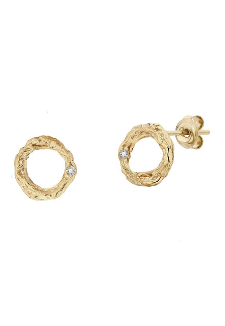 Diamond Gold Earrings No1 Gold 585