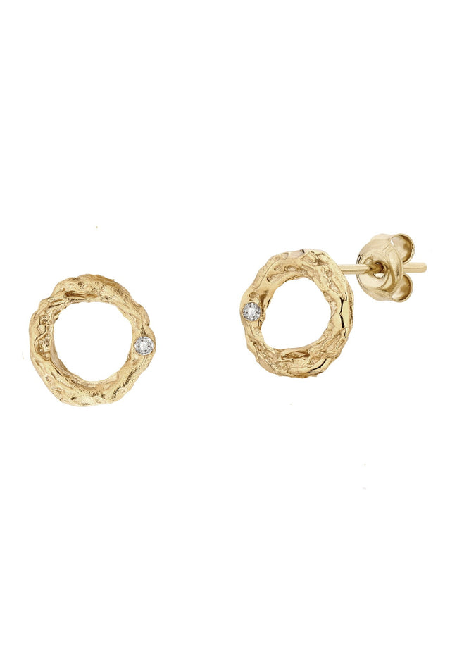 Diamond Gold Earrings No1 Gold 585