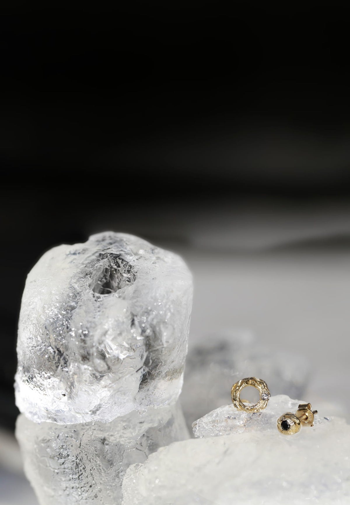 Diamond Gold Earrings No1 Gold 585