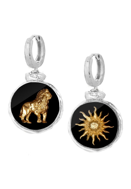 Srebrne kolczyki z Twoim znakiem zodiaku No.4
