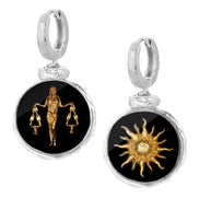 Srebrne kolczyki z Twoim znakiem zodiaku No.4