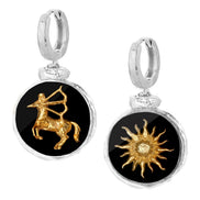 Srebrne kolczyki z Twoim znakiem zodiaku No.4