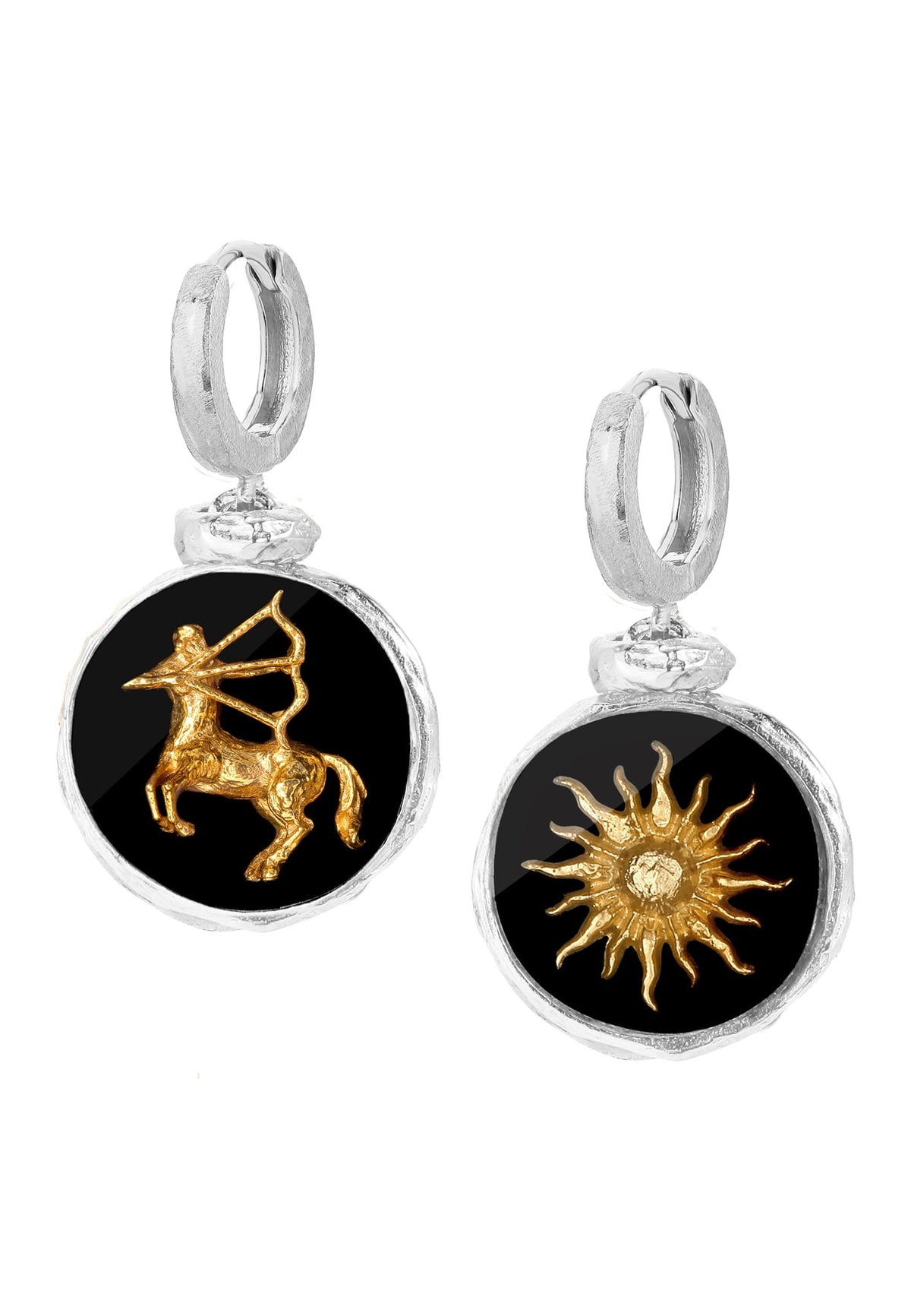 Srebrne kolczyki z Twoim znakiem zodiaku No.4