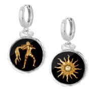 Srebrne kolczyki z Twoim znakiem zodiaku No.4