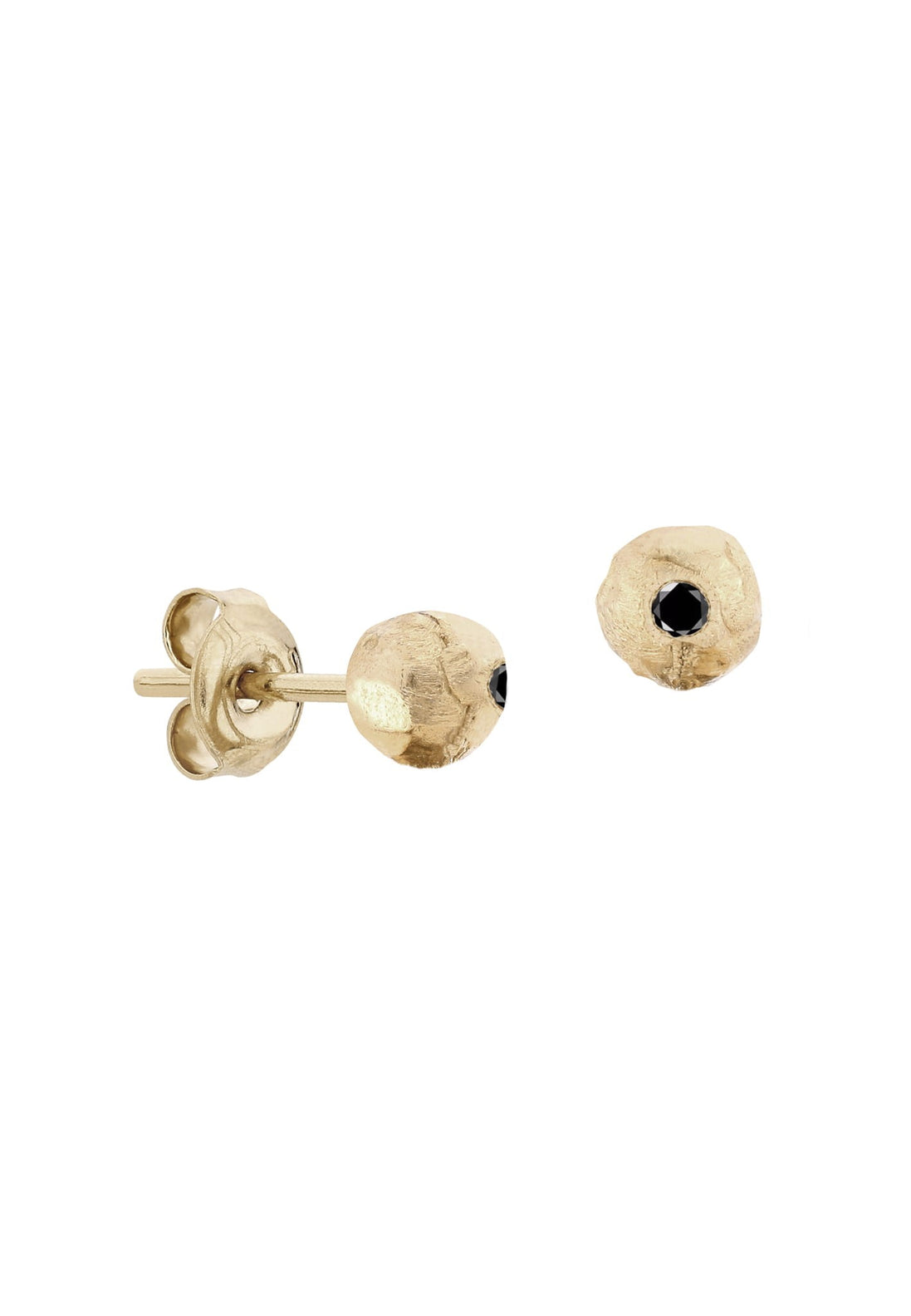 Gold earrings with diamonds No3 Gold 585
