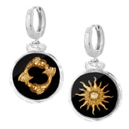 Srebrne kolczyki z Twoim znakiem zodiaku No.4