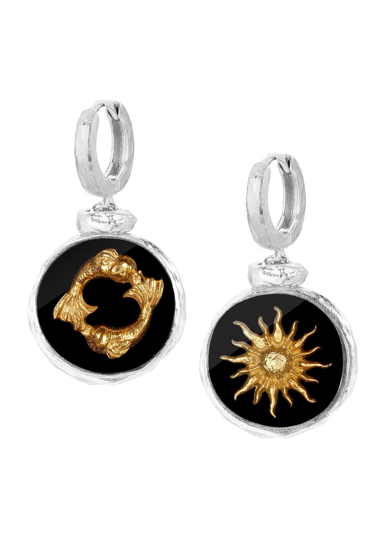 Srebrne kolczyki z Twoim znakiem zodiaku No.4