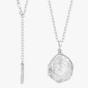 Silver necklace, fish scale No.2