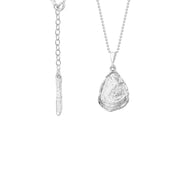 Silver necklace, fish scale No.3