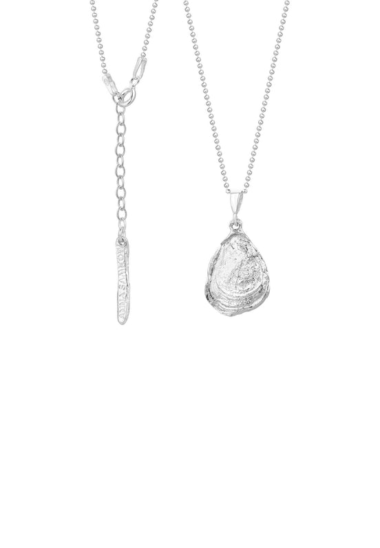 Silver necklace, fish scale No.3