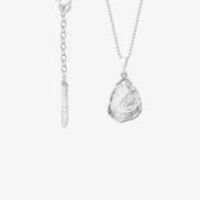 Silver necklace, fish scale No.3