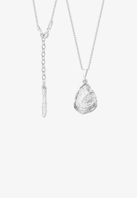Silver necklace, fish scale No.3