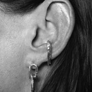 Silver ear cuff No.1
